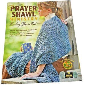 Vintage Leisure Arts Prayer Shawl Ministry Knit & Crochet Patterns Paperback
